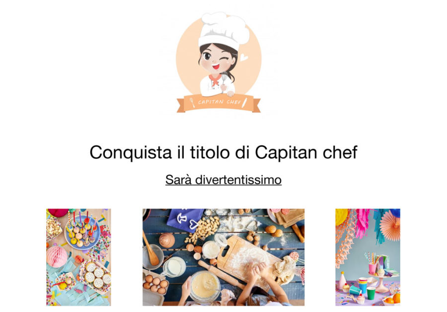 Conquista il titolo di Capitan chef